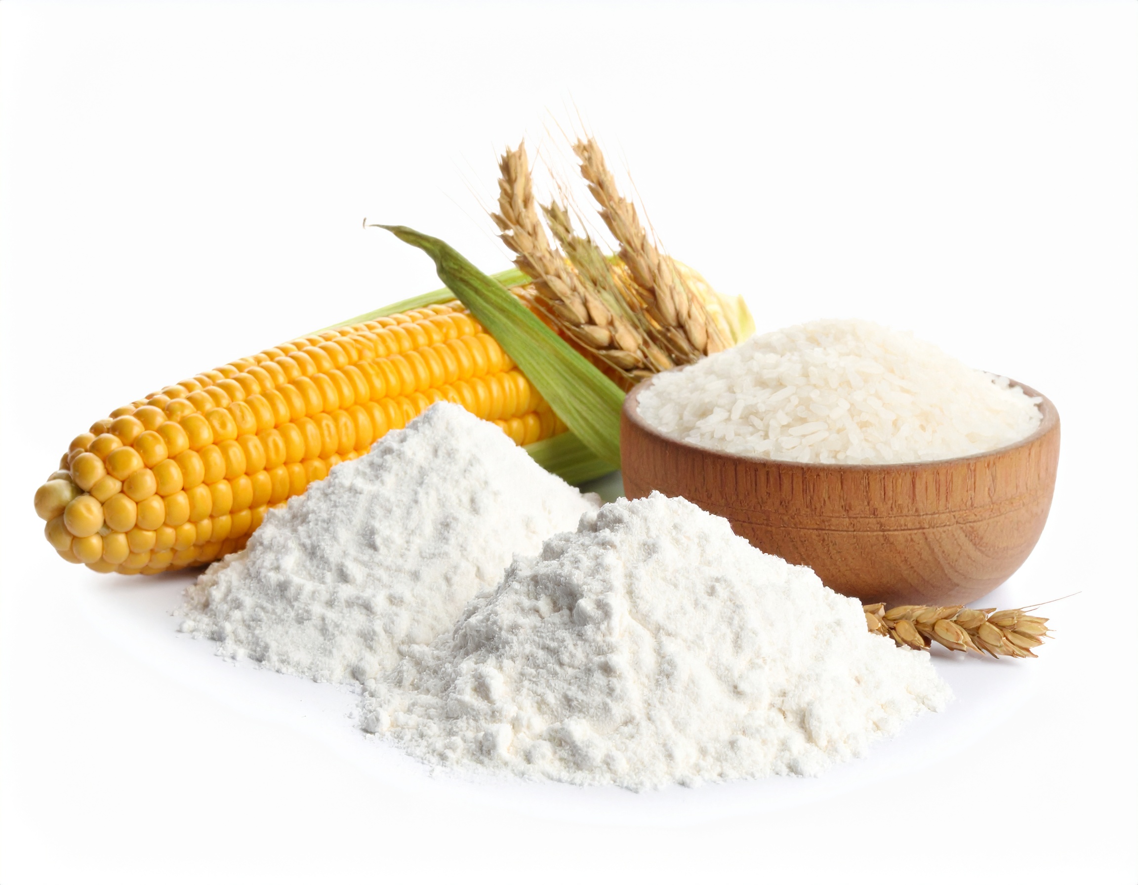corn and rice flour