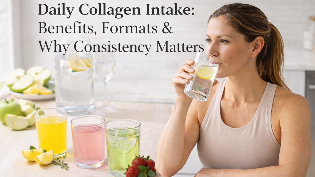 Daily Collagen Benefits, Formats & Why Consistency Matters | Gam's Protein UK Daily Collagen Benefits, Formats & Why Consistency Matters