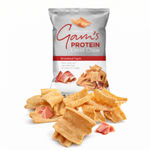 Gam's protein lentil chips smoked ham 65g
