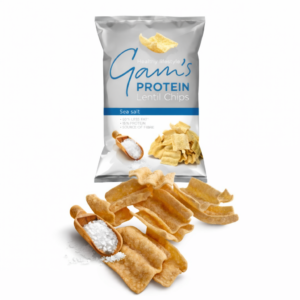 Gam's protein lentil chips sea salt 65g